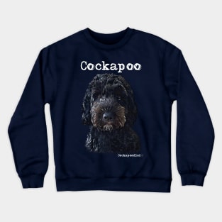 Black Cockapoo / Spoodle and Doodle Dog Crewneck Sweatshirt